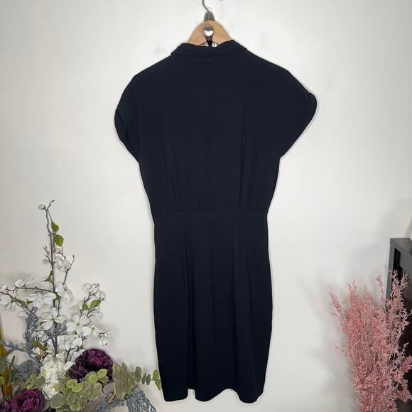 MM LAFLEUR The Tory Dress Black Crepe {MM47} - Picture 5 of 7